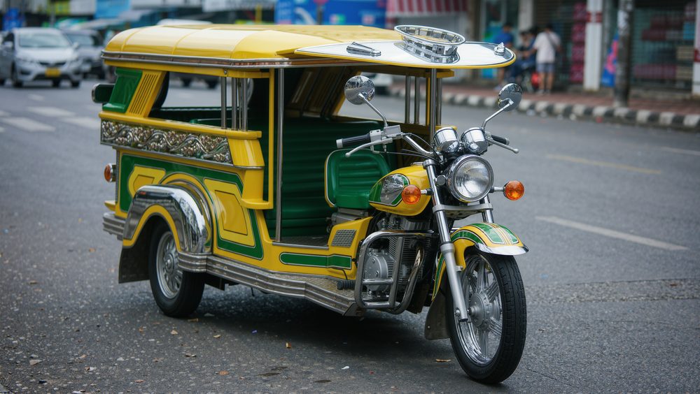 A DriveTap tricycle